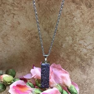 Lavender Druzy Necklace 🌺[2/$40.00]🌺